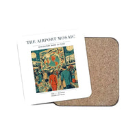 Thumbnail for The Airport Mosaic - Designed Coasters design on white 1-piece