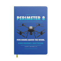 Thumbnail for Skyfront Perimeter 8 design on blue notebook