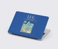Thumbnail for Lugano Airport (LUG) design on blue MacBook case