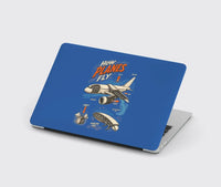 Thumbnail for How Planes Fly V2 design on blue MacBook case