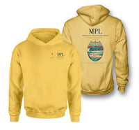 Thumbnail for Montpellier–Méditerranée Airport (MPL) design on yellow double-side hoodie