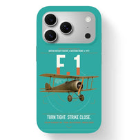 Thumbnail for Sopwith Camel F.1 design on turquoise magsafe iphone case, for iPhone 17 Pro