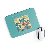 Thumbnail for VINTAGE G4295 - The High Desert Speed Trap - Designed Mouse Pads design on turquoise rectangle