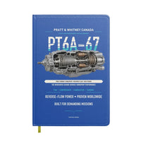 Thumbnail for PT6A-67 design on blue notebook
