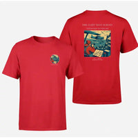 Thumbnail for VINTAGE G4363 - The Cliff Nest Survey - Double-Side T-Shirt design on red double side t shirt