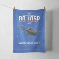 Thumbnail for MBB BO 105P PAH-1 design on blue towel