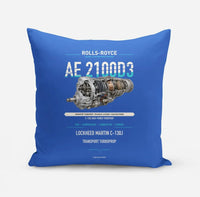 Thumbnail for AE 2100D3 design on blue pillow