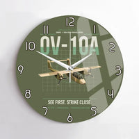 Thumbnail for OV-10A Bronco design on green army no frame wall clock