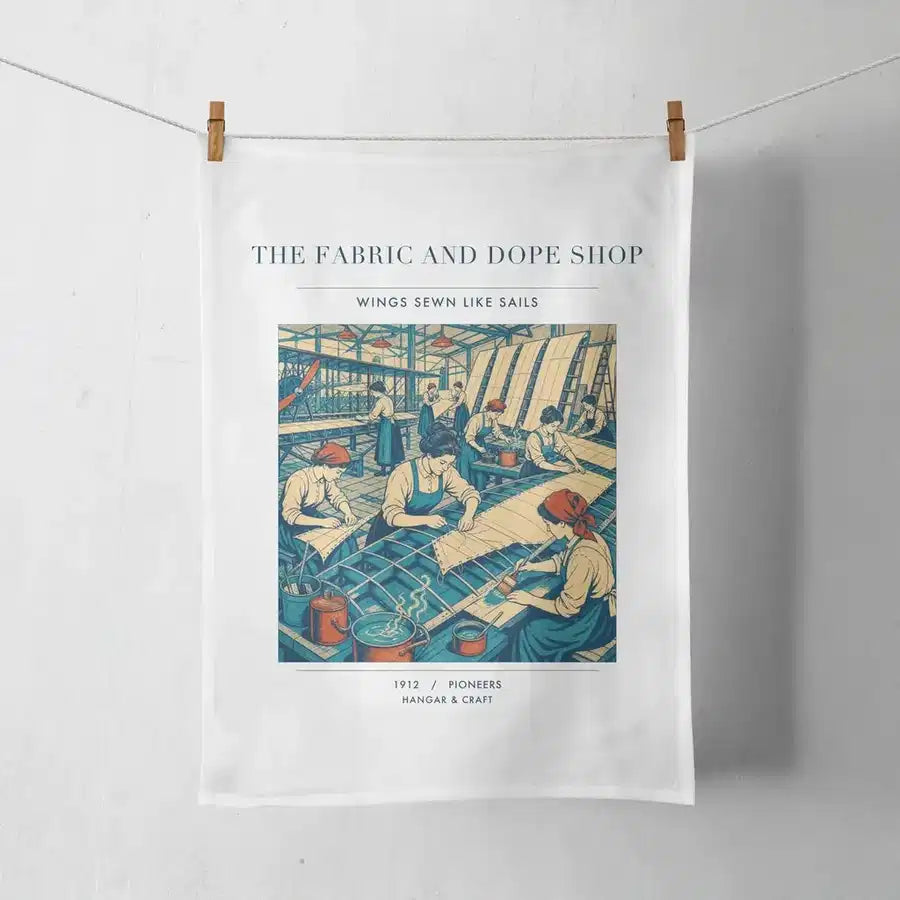 VINTAGE G4168 - The Fabric And Dope Shop - Designed Towels design on white