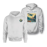 Thumbnail for VINTAGE G4283 - The Cache Drop - Double-Side Hoodie design on white double side