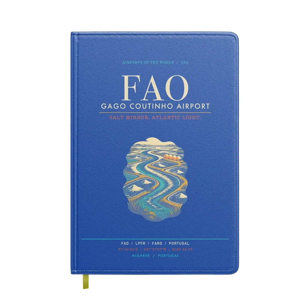 Gago Coutinho Airport Faro FAO - Ria Saltpan Tidal Loom - Blue