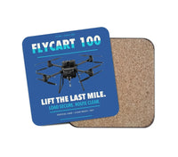 Thumbnail for DJI FlyCart 100 design on blue 1 piece coaster