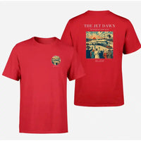 Thumbnail for VINTAGE G4113 - The Jet Dawn - Double-Side T-Shirt design on red double side t shirt