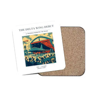 Thumbnail for The Delta Wing Debut - Designed Coasters design on white 1-piece