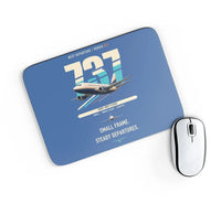Thumbnail for Boeing 737-500 Classic design on blue rectangle mouse pad