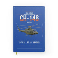 Thumbnail for Bell Canada CH-146 Griffon design on blue notebook