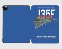 Thumbnail for Saab J 35F Draken design on blue ipad tablet case