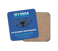 Thumbnail for Inspired Flight IF1200A design on blue 1 piece coaster