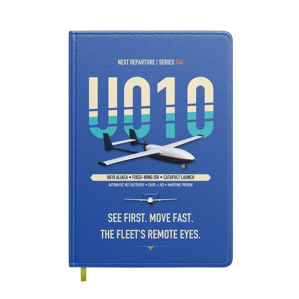 Airbus U010 Aliaca Fixed-wing design on blue notebook