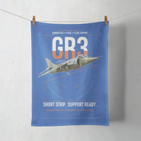 Thumbnail for Hawker Siddeley Harrier GR3 design on blue towel