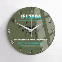 Thumbnail for Inspired Flight IF1200A design on green army no frame wall clock