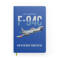 Thumbnail for F-94C Starfire design on blue notebook