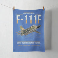 Thumbnail for F-111F Aardvark design on blue towel