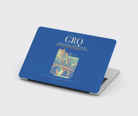 Thumbnail for Groningen Airport Eelde (GRQ) design on blue MacBook case