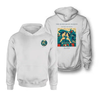 Thumbnail for VINTAGE G4227 - The Honeymoon Tickets - Double-Side Hoodie design on white double side