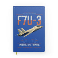 Thumbnail for F7U-3 Cutlass design on blue notebook