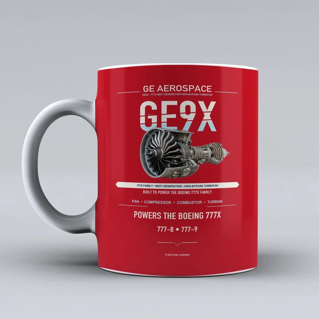 Mug design on red ge9x