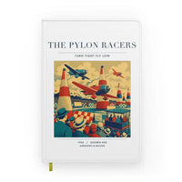 Thumbnail for VINTAGE G4046 - The Pylon Racers - Designed Notebooks design on white