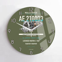 Thumbnail for AE 2100D3 design on green army no frame wall clock