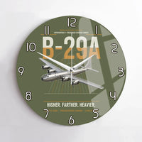 Thumbnail for B-29A Superfortress design on green army no frame wall clock