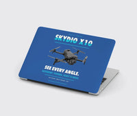 Thumbnail for Skydio X10 design on blue MacBook case