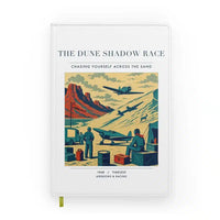 Thumbnail for VINTAGE G4334 - The Dune Shadow Race - Designed Notebooks design on white