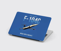 Thumbnail for F-104C Starfighter design on blue MacBook case