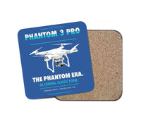 Thumbnail for DJI Phantom 3 Professional design on blue 1 piece coaster