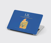 Thumbnail for Lille Airport (LIL) design on blue MacBook case
