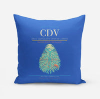 Thumbnail for Merle K. (Mudhole) Smith Airport (CDV) design on blue pillow
