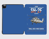 Thumbnail for Kaman SH-2F Seasprite design on blue ipad tablet case