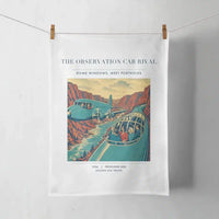 Thumbnail for VINTAGE G4493 - The Observation Car Rival - Designed Towels design on white