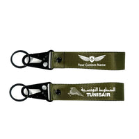 Thumbnail for Tunisair Hawk-shaped key chain, Dark Green+ NAME