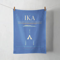 Thumbnail for Tehran Imam Khomeini International Airport (IKA) design on blue towel