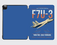 Thumbnail for F7U-3 Cutlass design on blue ipad tablet case