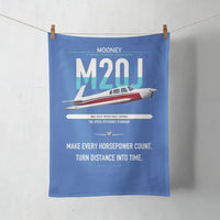 Thumbnail for Mooney M20J 201 design on blue towel