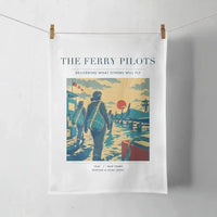 Thumbnail for VINTAGE G4503 - The Ferry Pilots - Designed Towels design on white