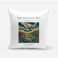 Thumbnail for VINTAGE G4061 - The Monsoon Run - Designed Pillows design on white