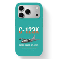 Thumbnail for C-123K Provider design on turquoise magsafe iphone case, for iPhone 17 Pro