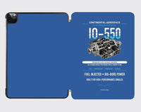 Thumbnail for IO-550 design on blue ipad tablet case